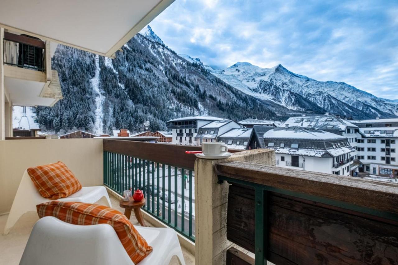 Apartment With Balcony And Mountain View Шамоні Екстер'єр фото